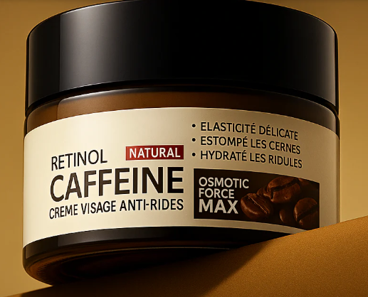 Crème anti-rides contour des yeux retinol cafeine naturelle sadoer
